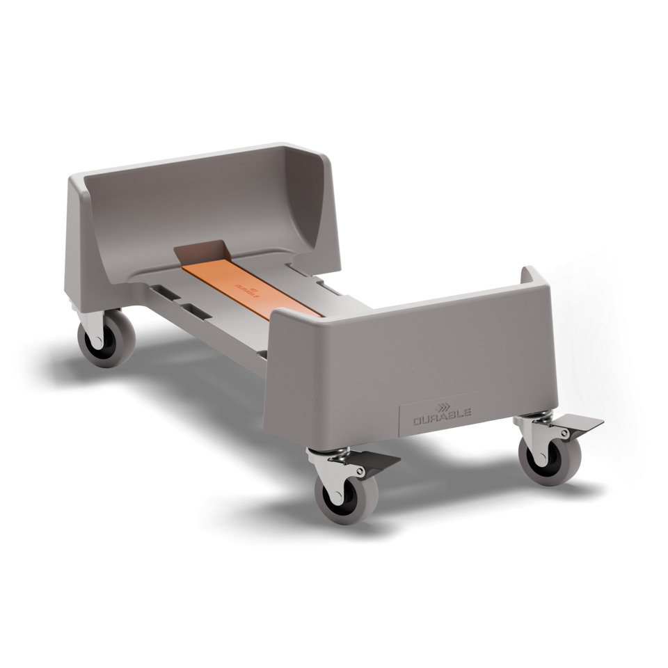 Fahrwagen DURABIN® 60L, Kunststoff, grau