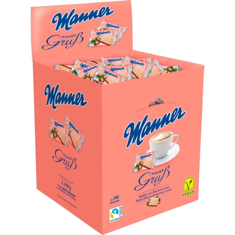 Waffelgebäck Wiener Gruß - 300 Waffeln je 4,2g