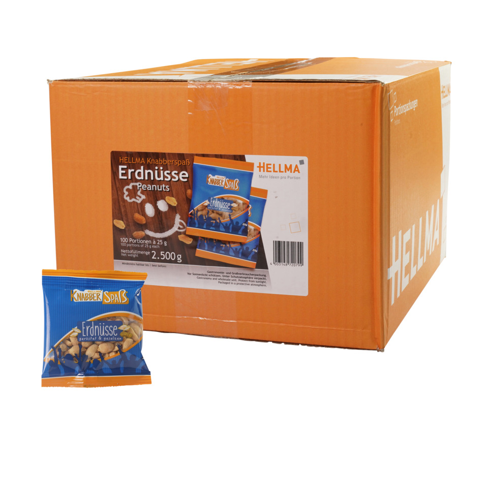 Erdnüsse - ca. 100 Einzelportionen à 25 g