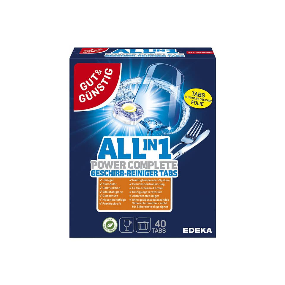 Geschirrspültabs All-in-1 Power - 40 Stück