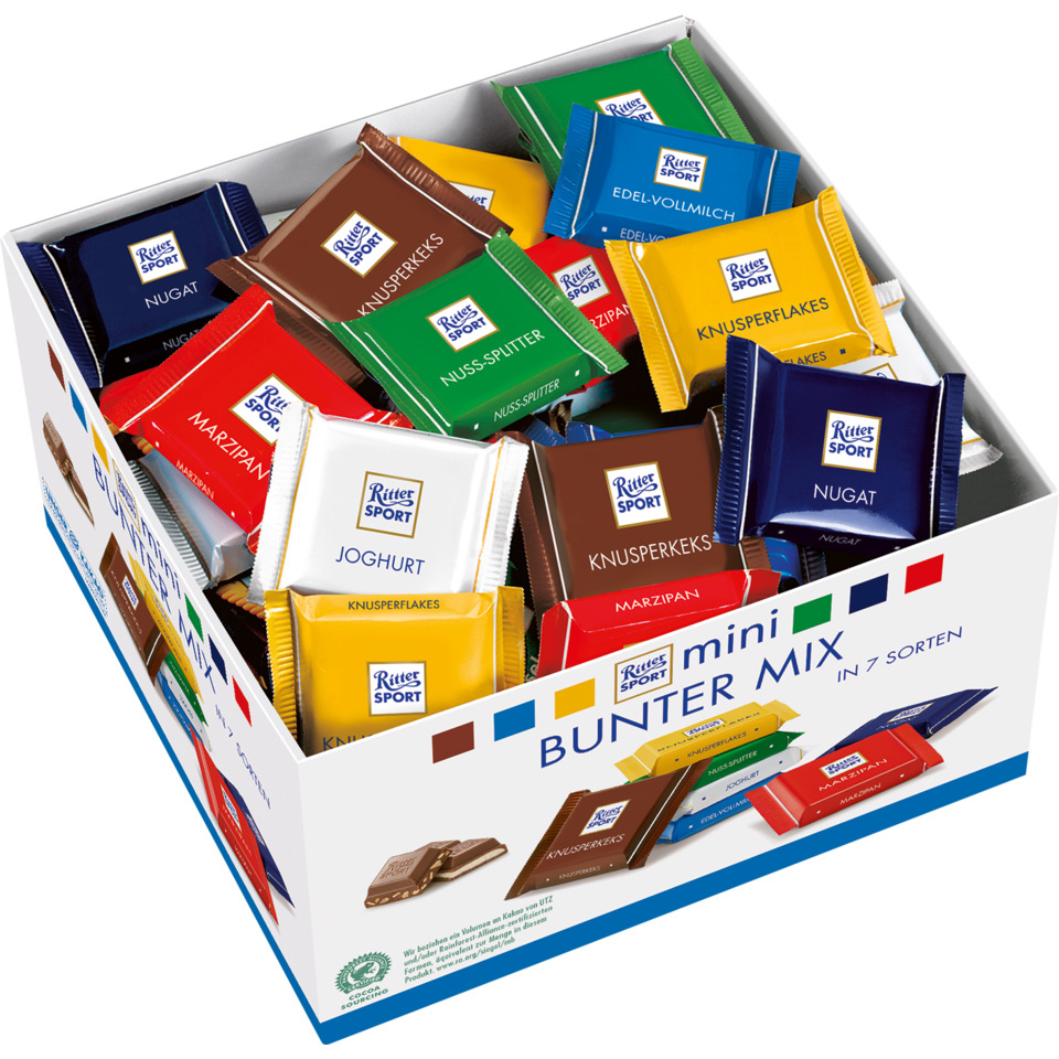 Schokolade Mini - ca. 84 Einzelportionen à 16,67 g sortiert