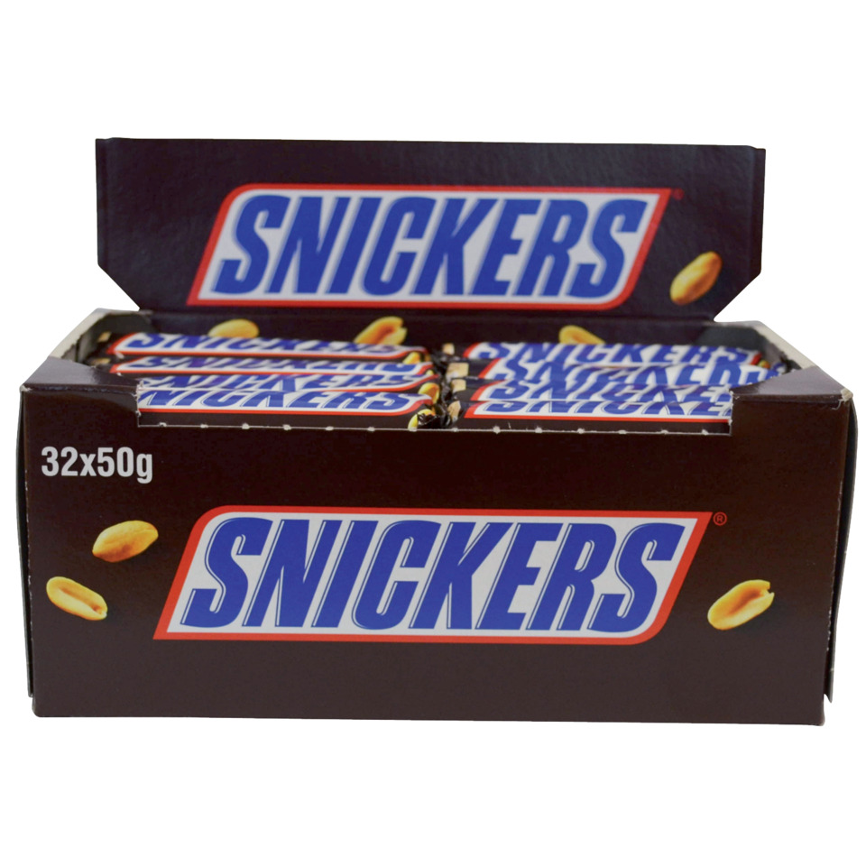 Schokoriegel Snickers 32 Stück x 50 g