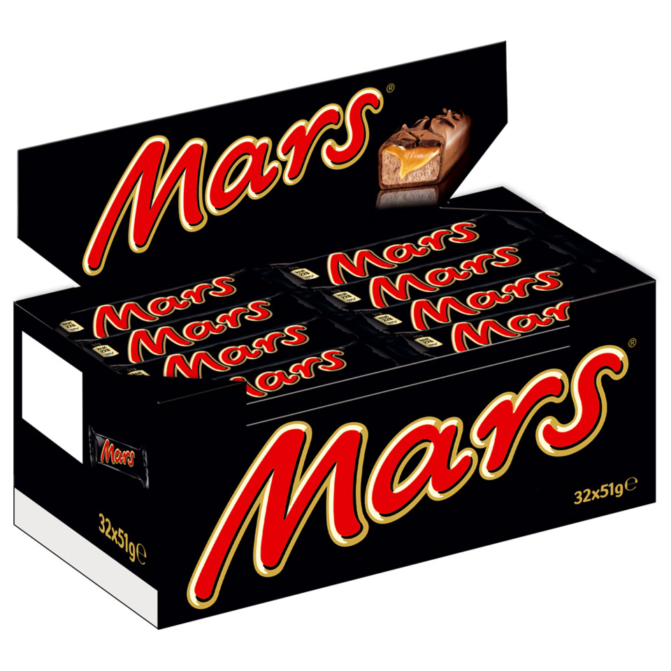 Schokoriegel Mars 32 Stück x 51g