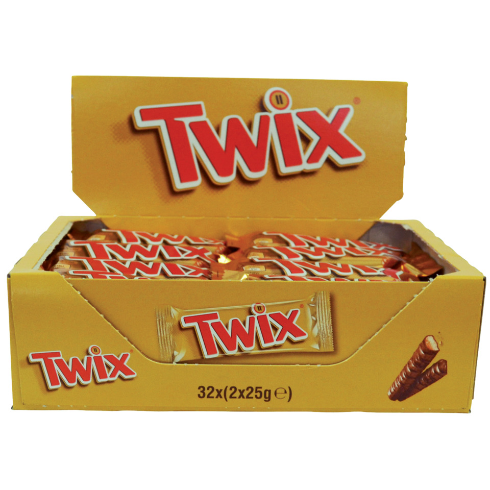 Schokoriegel Twix 32 Stück x 50 g