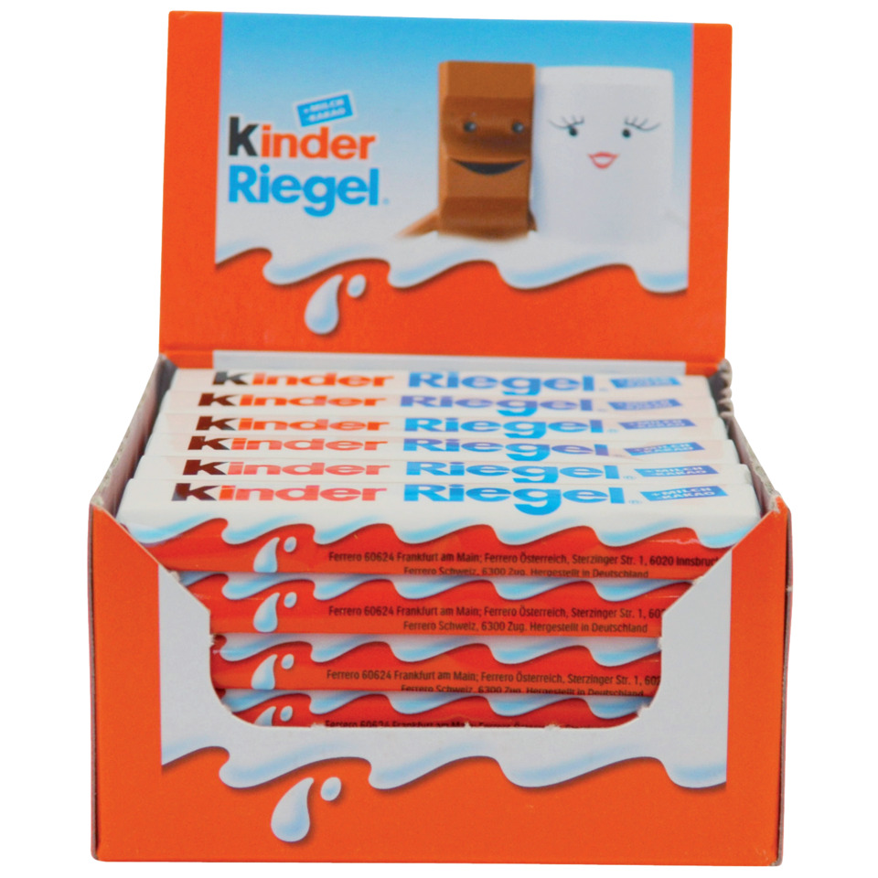 Schokoriegel Kinder Riegel 36 Stück x 21 g