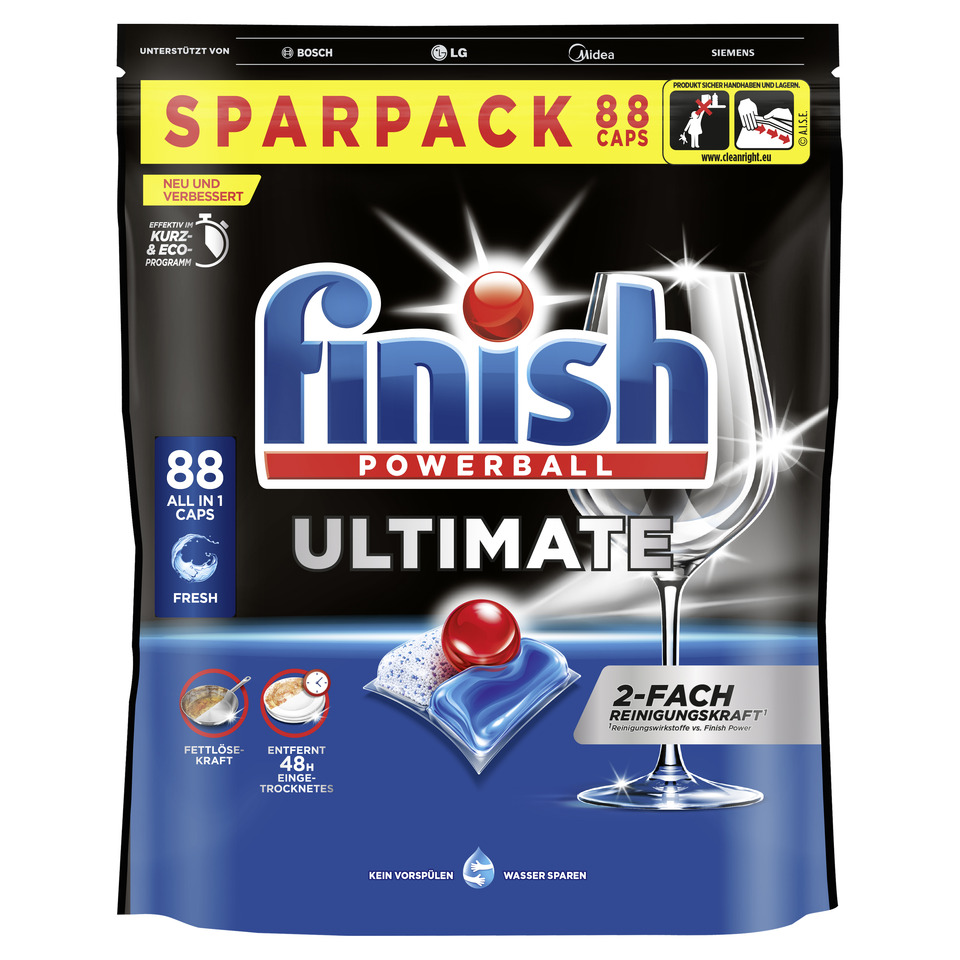 Geschirrspültabs Ultimate Fresh, 88 Stück