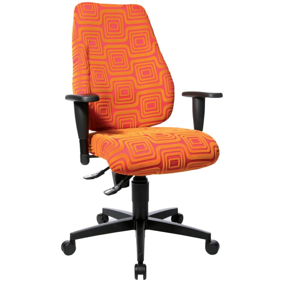 Fitness-Drehstuhl Lady SITNESS retro orange