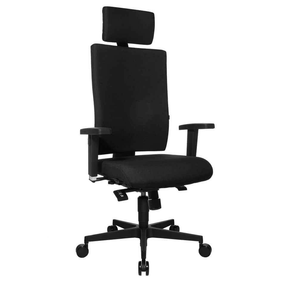 Bürodrehstuhl Light Star 30X - schwarz, mit Armlehnen