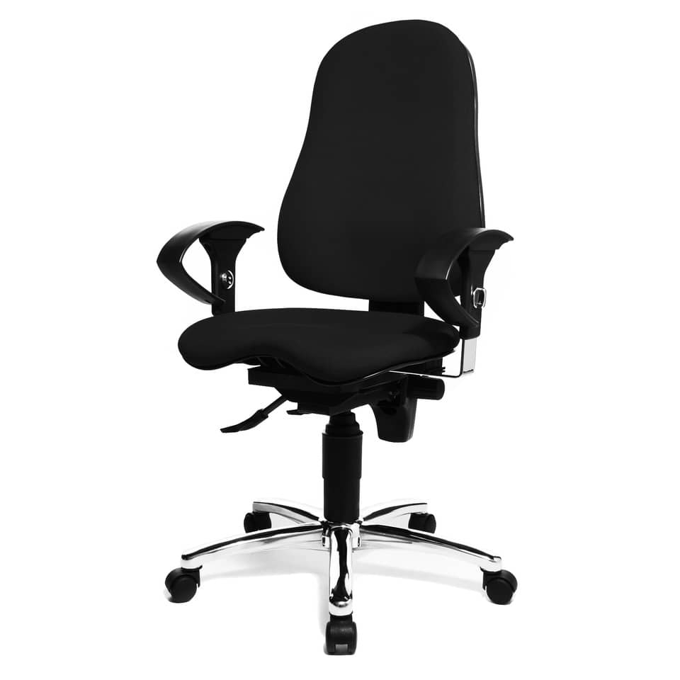 Drehstuhl Sitness 10 - schwarz, Universalrollen