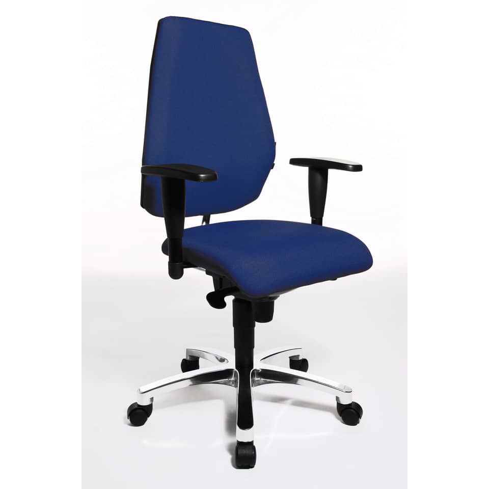 Drehstuhl Sitness 30 - blau, Universalrollen