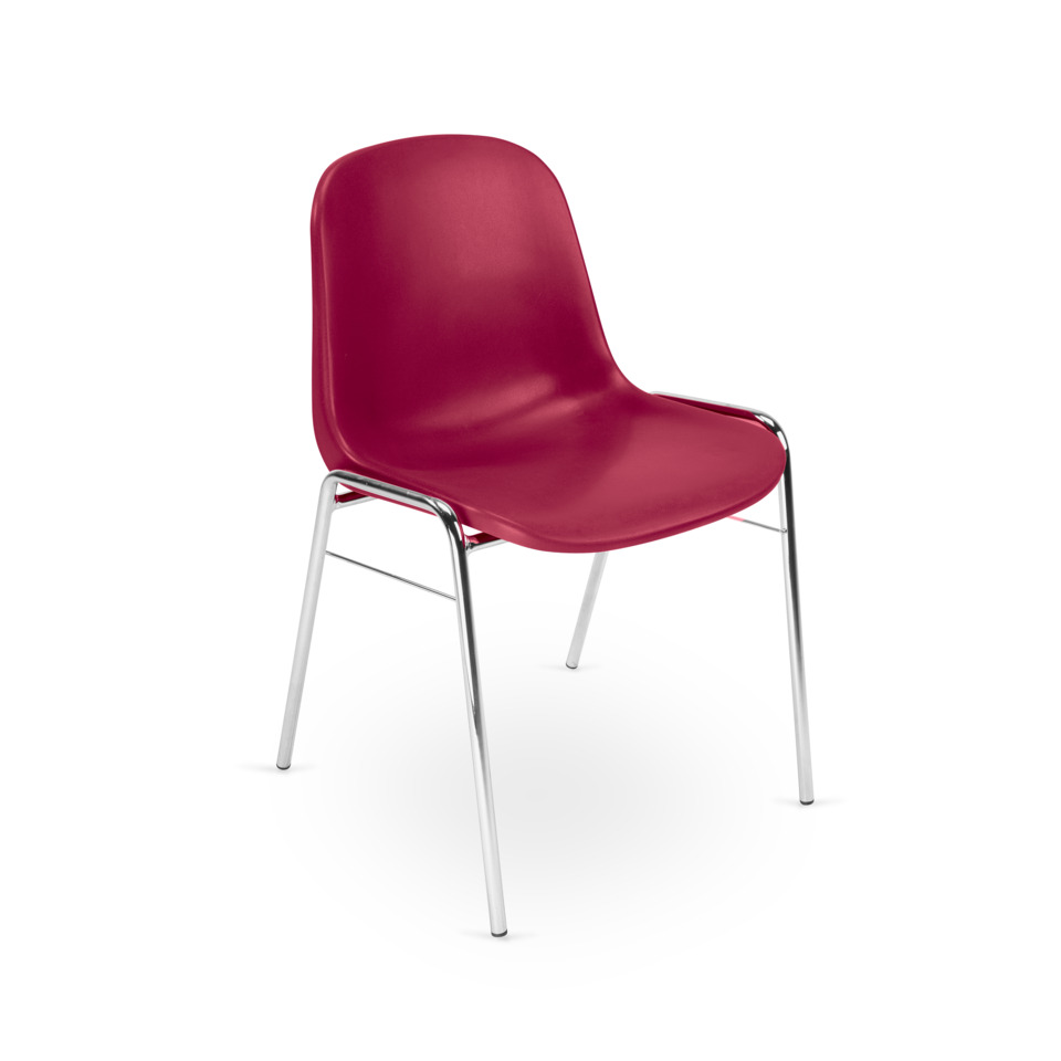 Besucherstuhl BETA K30, rot