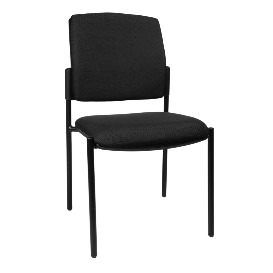 Besucherstuhl B to B 10 ohne Armlehnen schwarz