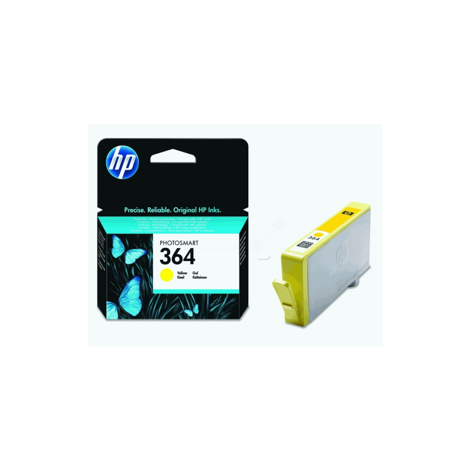 Original HP Tintenpatrone gelb (CB320EE,CB320EE#ABB,CB320EE#ABE,CB320EE#BA1,CB320EE#BA3,CB320EE#UUS,CN683E,364,364Y,364YELLOW,NO364,NO364Y,NO364YELLOW)