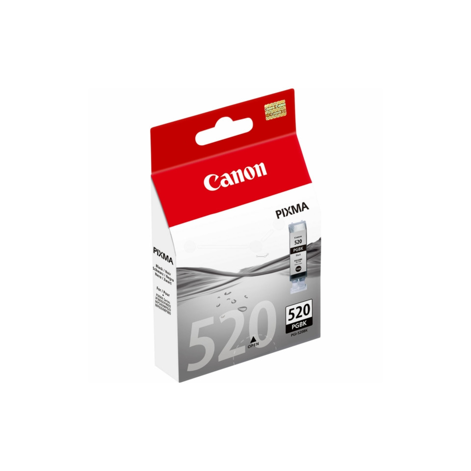 Original Canon Tintenpatrone schwarz pigmentiert (2932B001,2932B001AA,PGI-520,PGI-520BK,PGI-520PGBK)