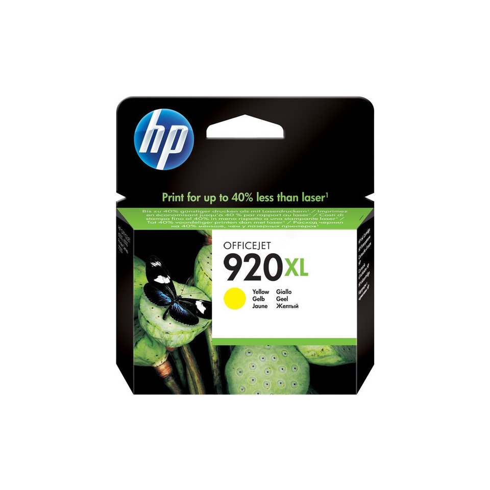 Original HP Tintenpatrone gelb High-Capacity (CD974AE,CD974AE#BGX,CD974AE#BGY,920XL,920XLY,920XLYELLOW,NO920XL,NO920XLY,NO920XLYELLOW)