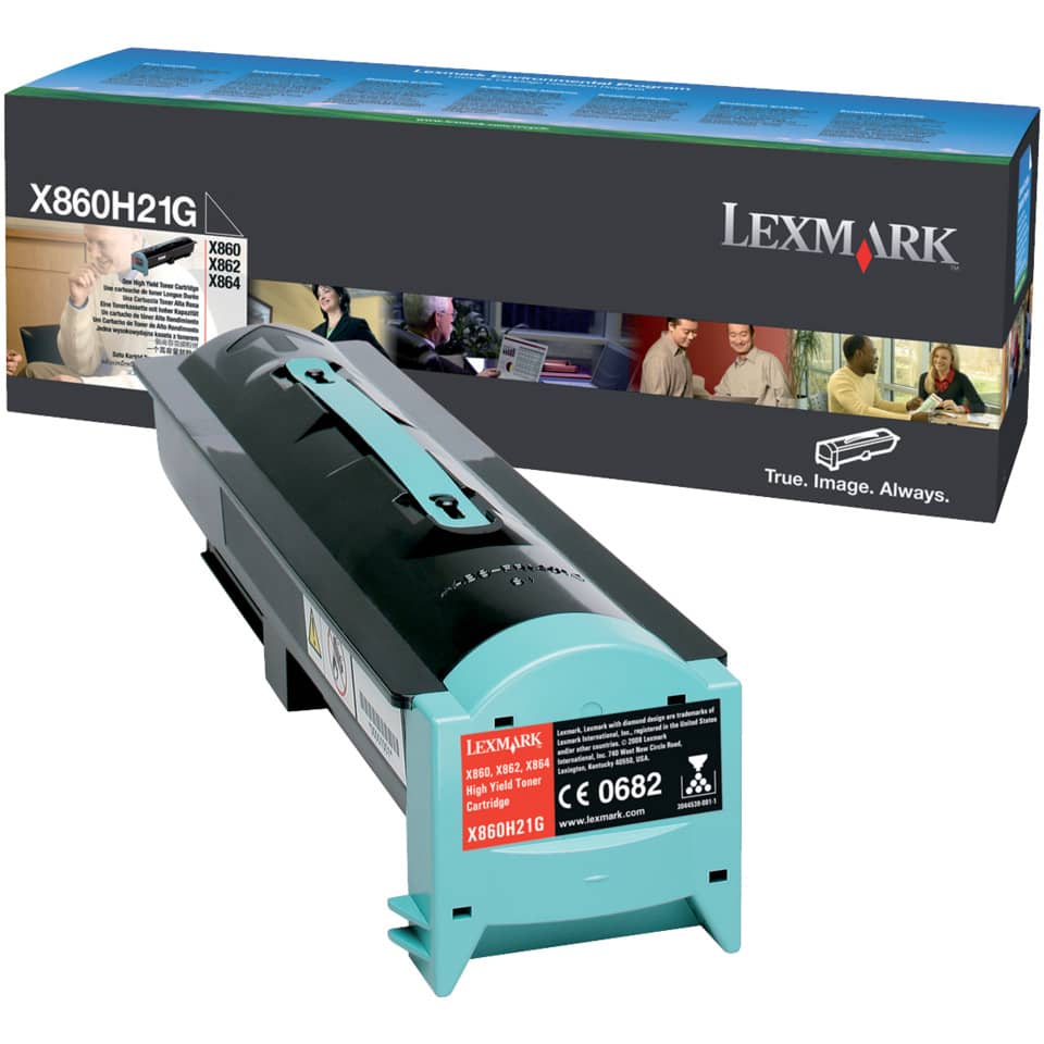 Original Lexmark Toner-Kit (00X860H21G,0X860H21G,X860H21G)
