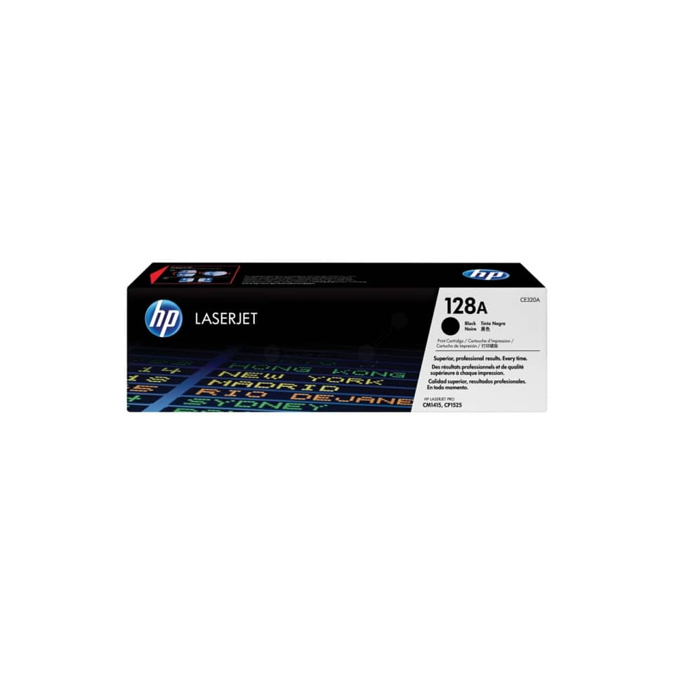 Original HP Toner schwarz (CE320A,128A,128ABK,128ABLACK,NO128A,NO128ABK,NO128ABLACK)