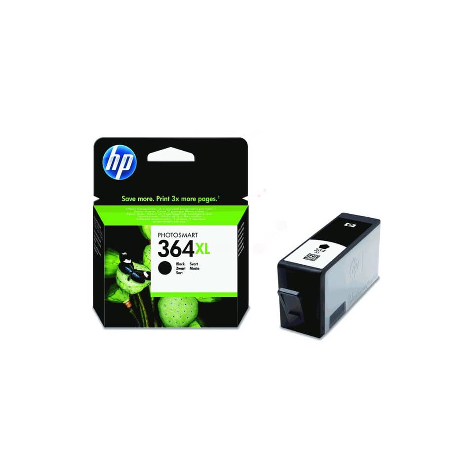 Original HP Tintenpatrone schwarz High-Capacity (CN684EE,CN684EE#ABB,CN684EE#ABE,CN684EE#BA1,CN684EE#BA3,364XL,364XLBK,364XLBLACK,NO364XL,NO364XLBK,NO364XLBLACK)
