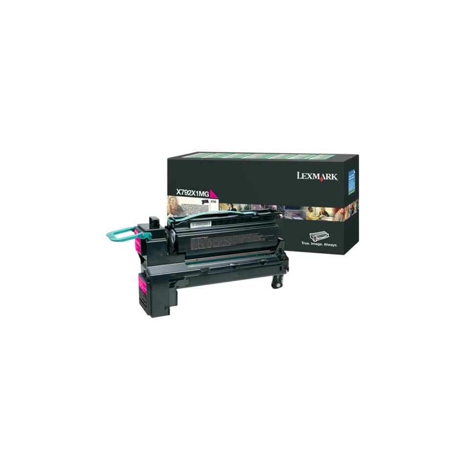 Original Lexmark Tonerkartusche magenta return program (00X792X1MG,0X792X1MG,X792X1MG)