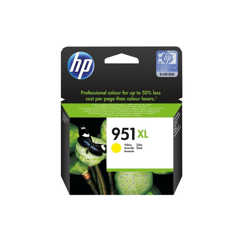 Original HP Tintenpatrone gelb High-Capacity (CN048,CN048AE,CN048AE#ACU,CN048AE#BGX,CN048AE#BGY,951XL,951XLY,951XLYELLOW,NO951XL,NO951XLY,NO951XLYELLOW)