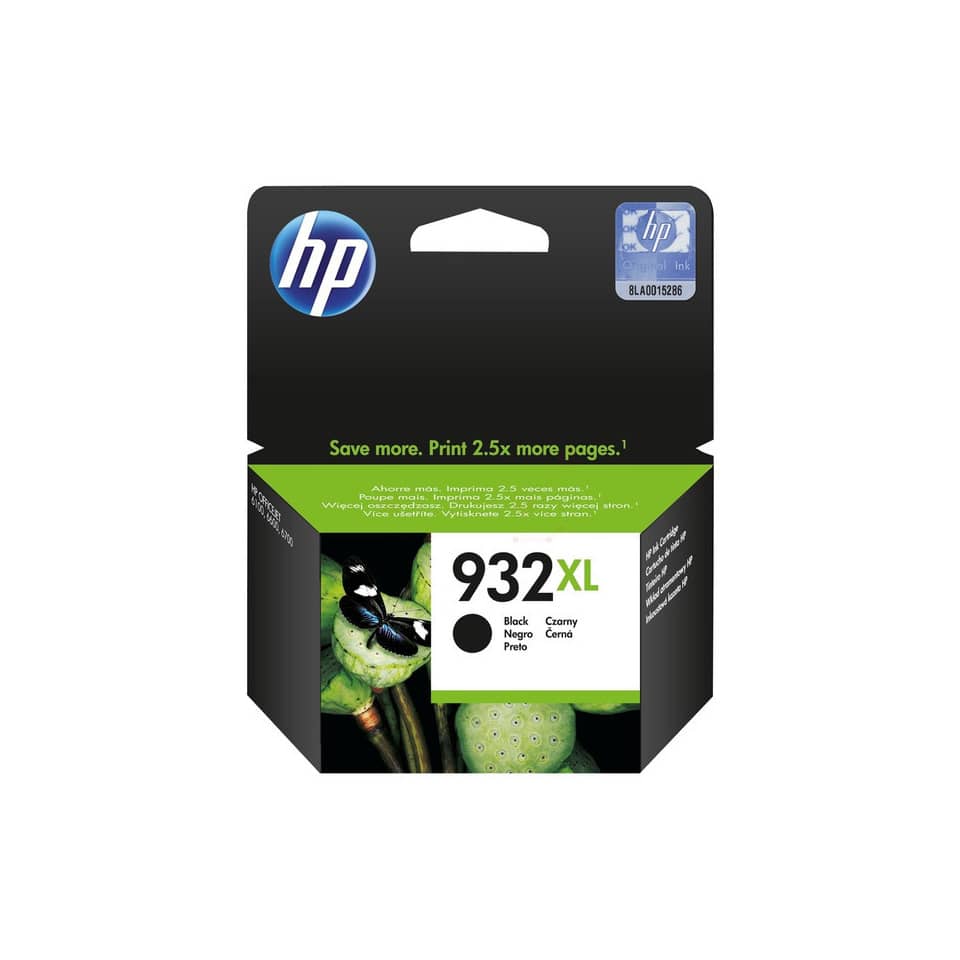 Original HP Tintenpatrone schwarz High-Capacity (CN053AE,CN053AE#BGX,CN053AE#BGY,932XL,932XLBK,932XLBLACK,NO932XL,NO932XLBK,NO932XLBLACK)