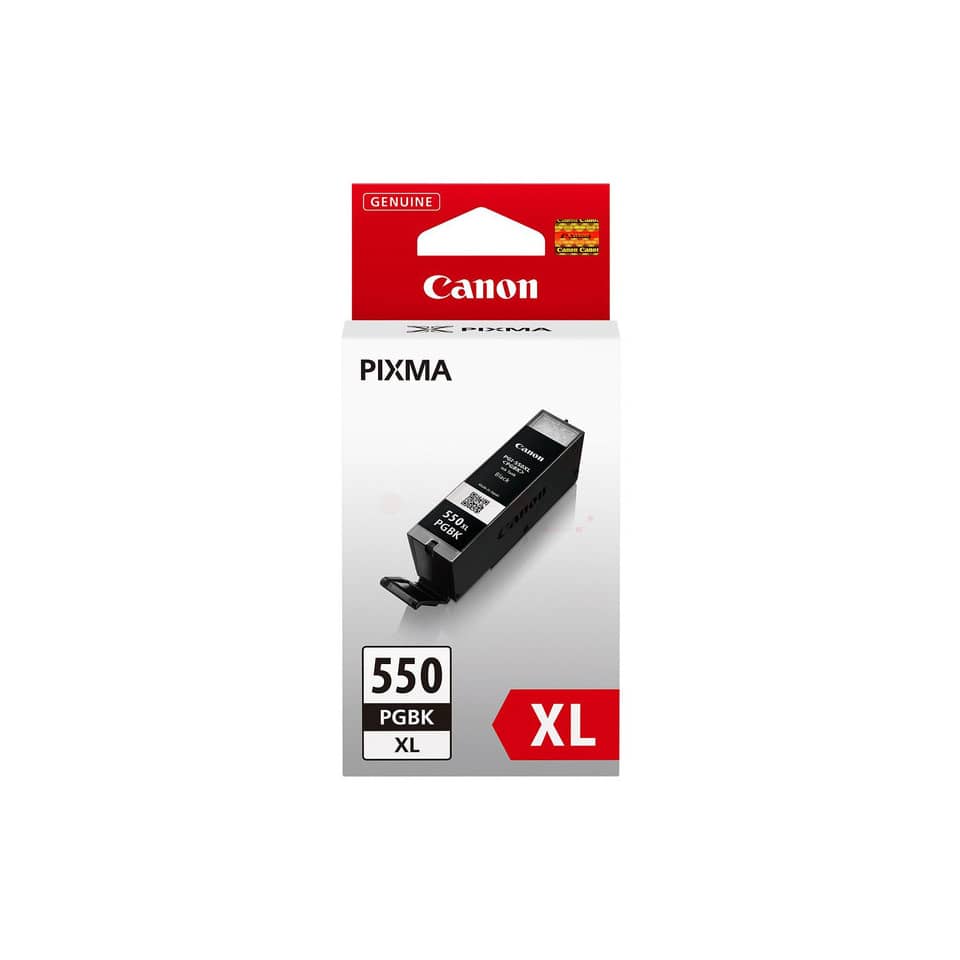 Original Canon Tintenpatrone schwarz High-Capacity pigmentiert (6431B001,6431B001AA,PGI-550PGBKXL)