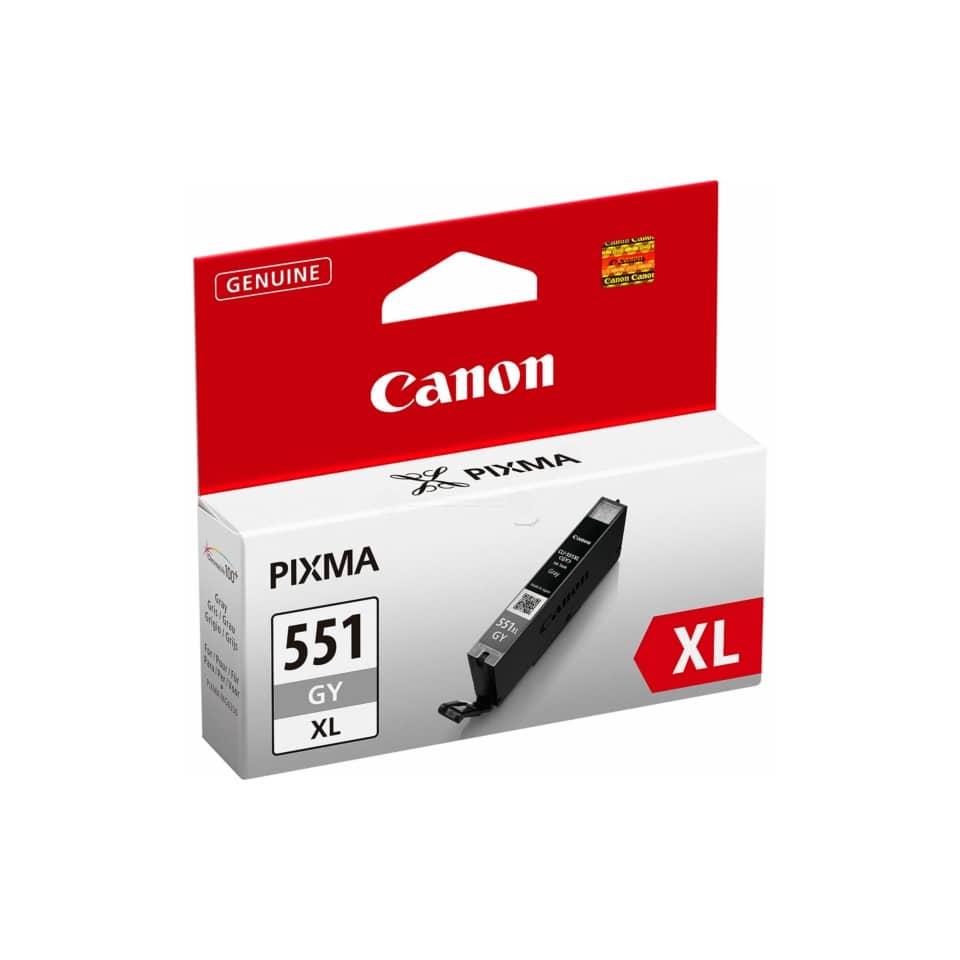 Original Canon Tintenpatrone grau High-Capacity (6447B001,6447B001AA,CLI-551GYXL)