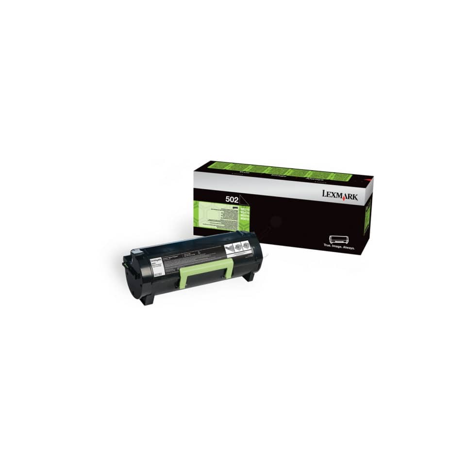 Original Lexmark Toner-Kit schwarz return program (0050F2000,050F2000,50F2000,502,NO502)