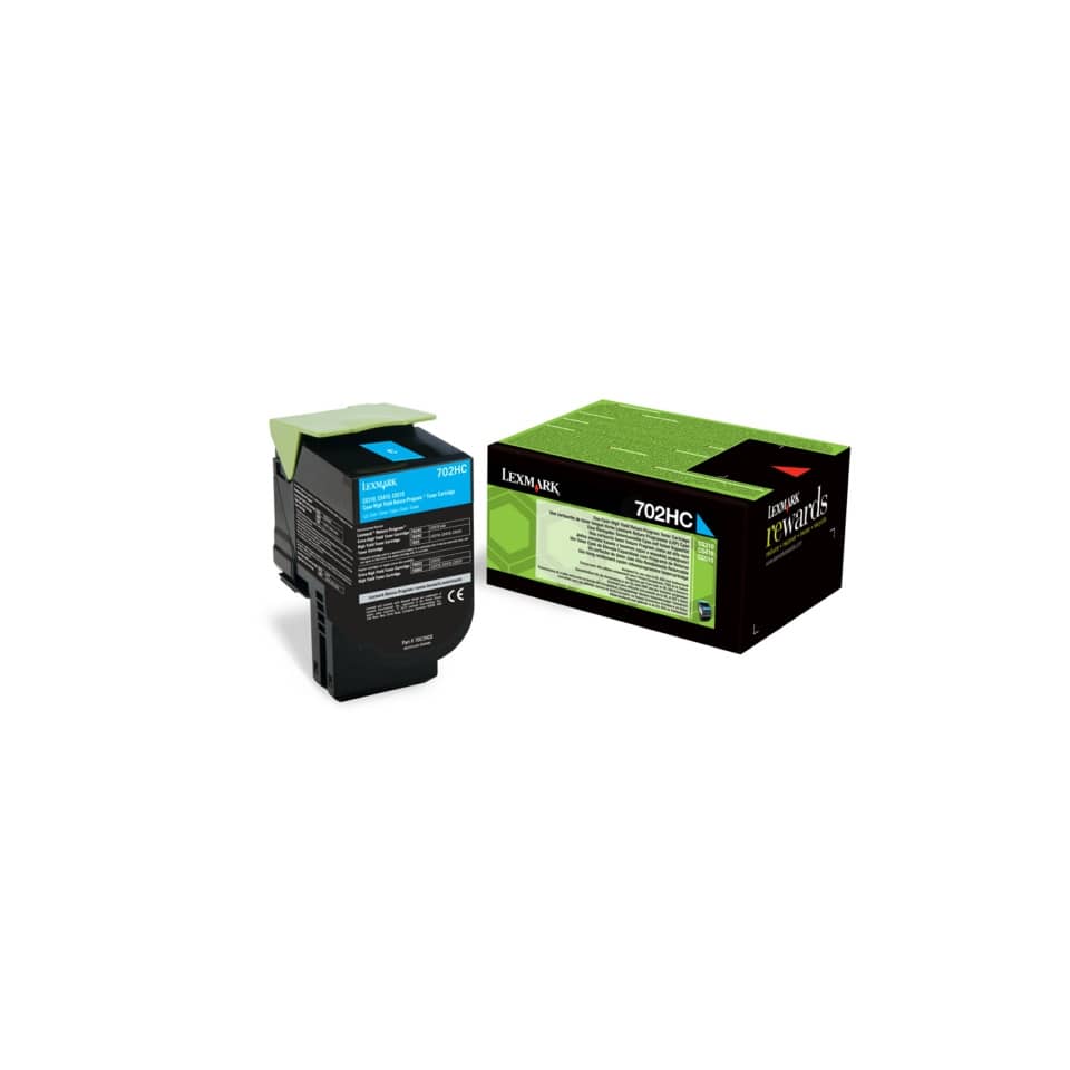 Original Lexmark Toner-Kit cyan return program (0070C20C0,070C20C0,70C20C0,702C,NO702C)