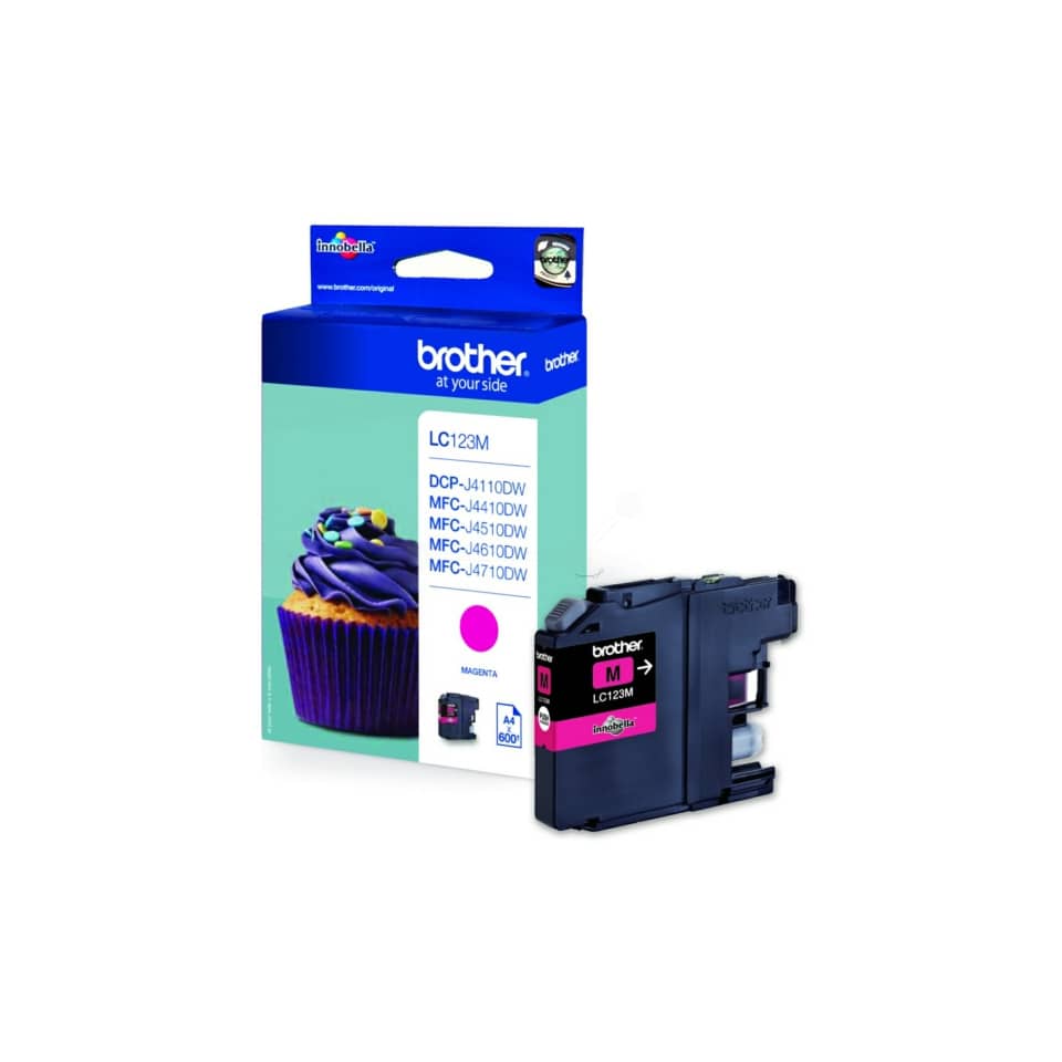 Original Brother Tintenpatrone magenta (LC-123M)