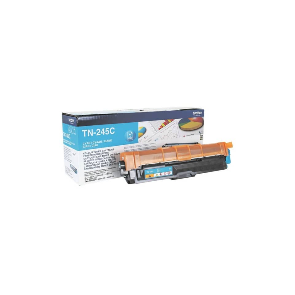 Original Brother Toner-Kit cyan High-Capacity (TN-245C)