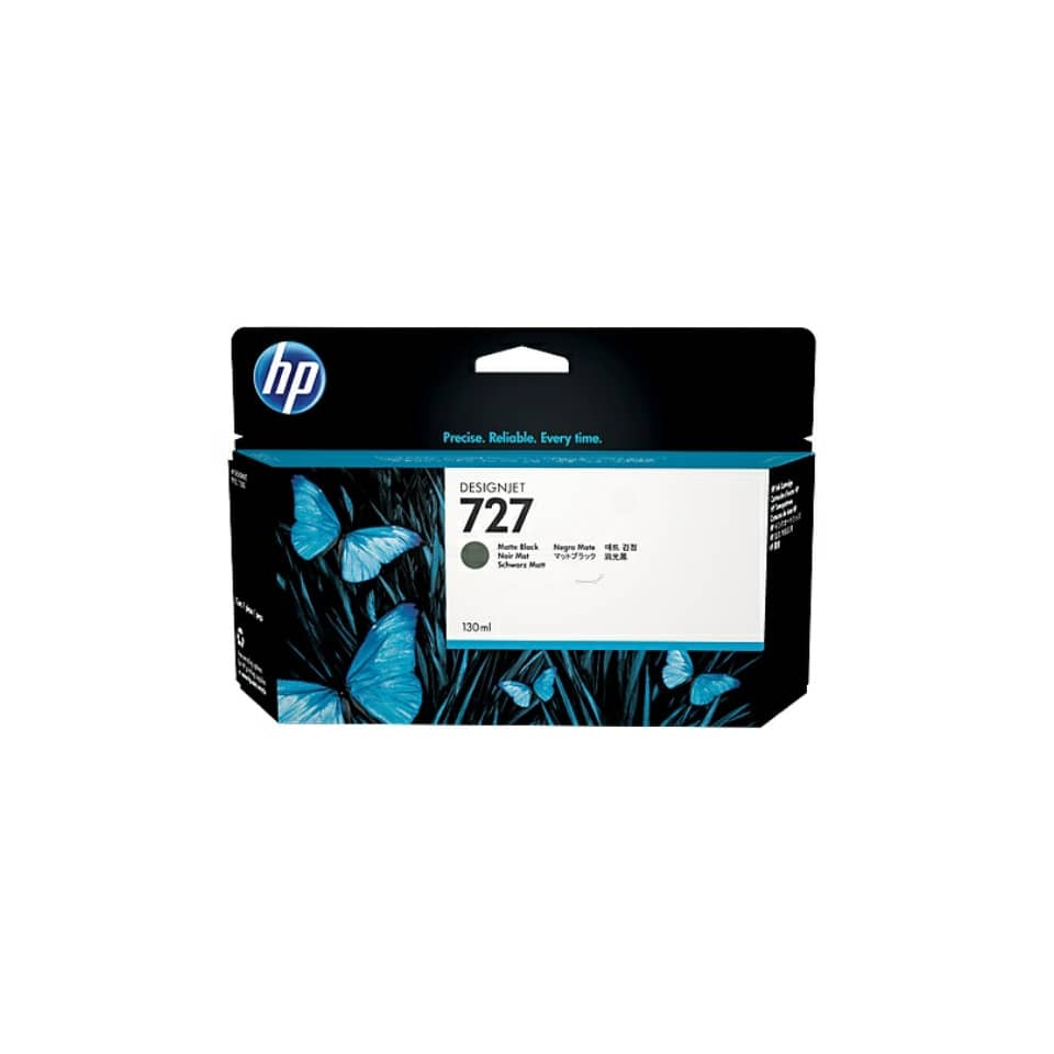 Original HP Tintenpatrone schwarz matt (B3P22A,727,NO727)