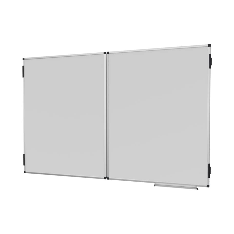 Klapptafel UNITE PLUS - 150 x 100 cm, 3 Tafeln, weiß