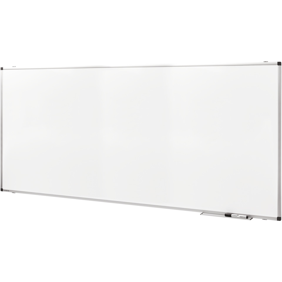 Whiteboardtafel Premium - 180 x 90 cm, weiß, magnethaftend, Wandmontage