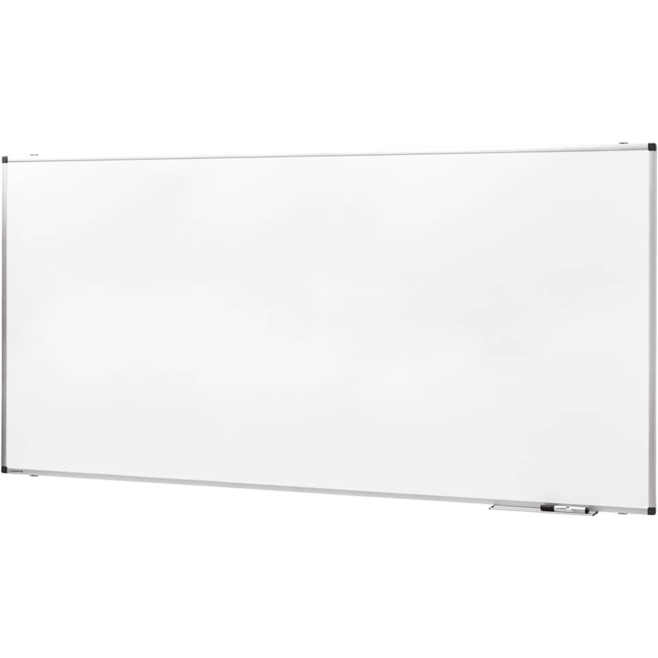 Whiteboardtafel Premium - 200 x 100 cm, weiß, magnethaftend, Wandmontage