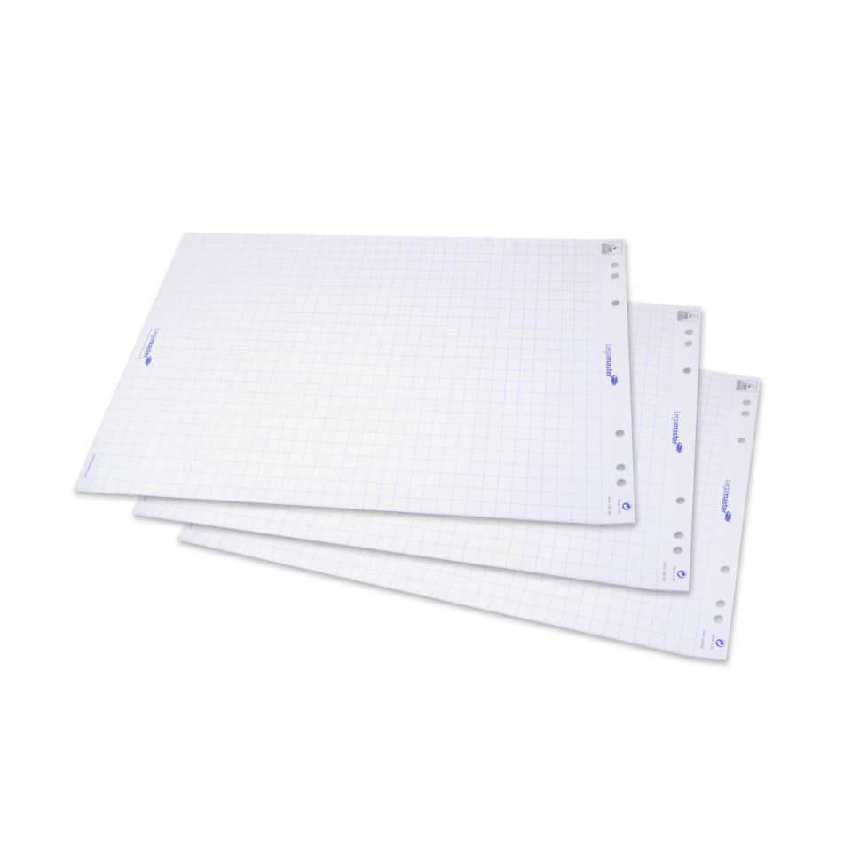 Flipchart-Block - 65 x 98 cm, kariert, 80 g/qm, 20 Blatt