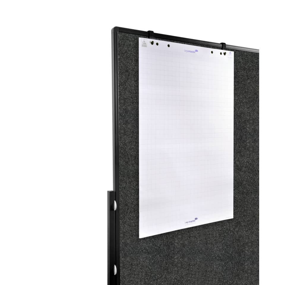 Moderationswand PREMIUM PLUS - 150x120 cm, Filz, anthrazit