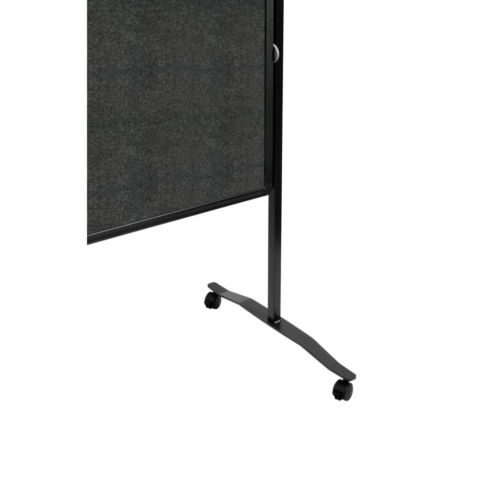 Moderationswand PREMIUM PLUS - 150x120 cm, klappbar, Filz, anthrazit